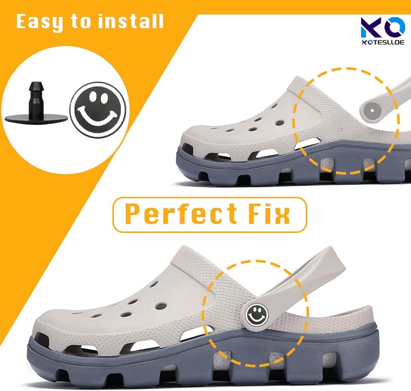 KOTESLLOE 8 Sets Replacement Rivets for Crocs, Replacement Parts for Crocs - Image 5